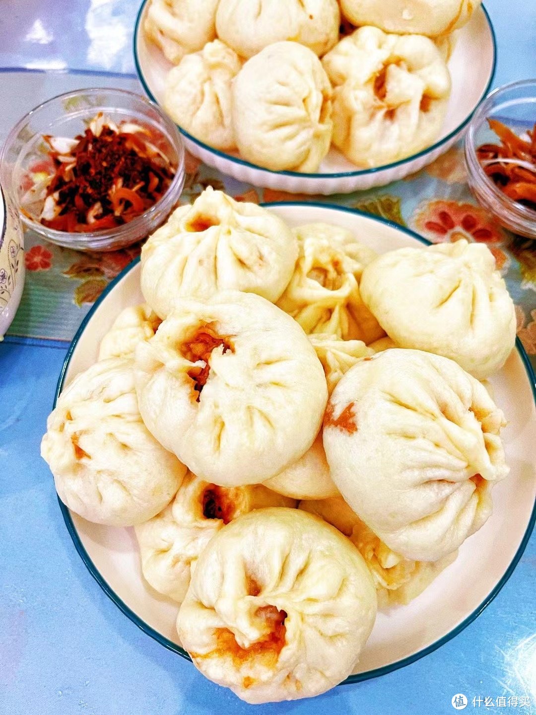 秋季吃自己做的羊肉包子，味道真的超级好吃